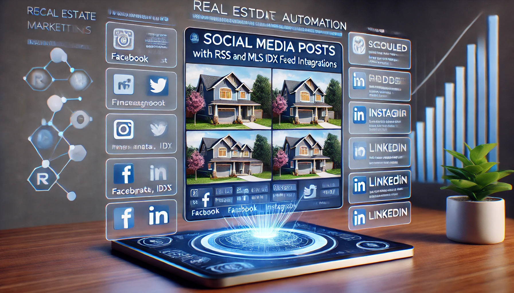 automate social media for real estate